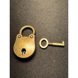 Mini Old Fashion Lock and Key and it works!